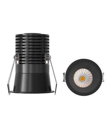 CANE * EMPOTRABLE LED 12W 4000K  NEGRO